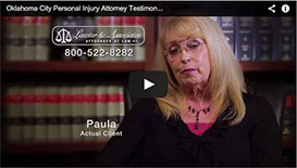 Paula - As soon as I hired Lawter &  Associates, they dealt with the medical bills and the insurance company.